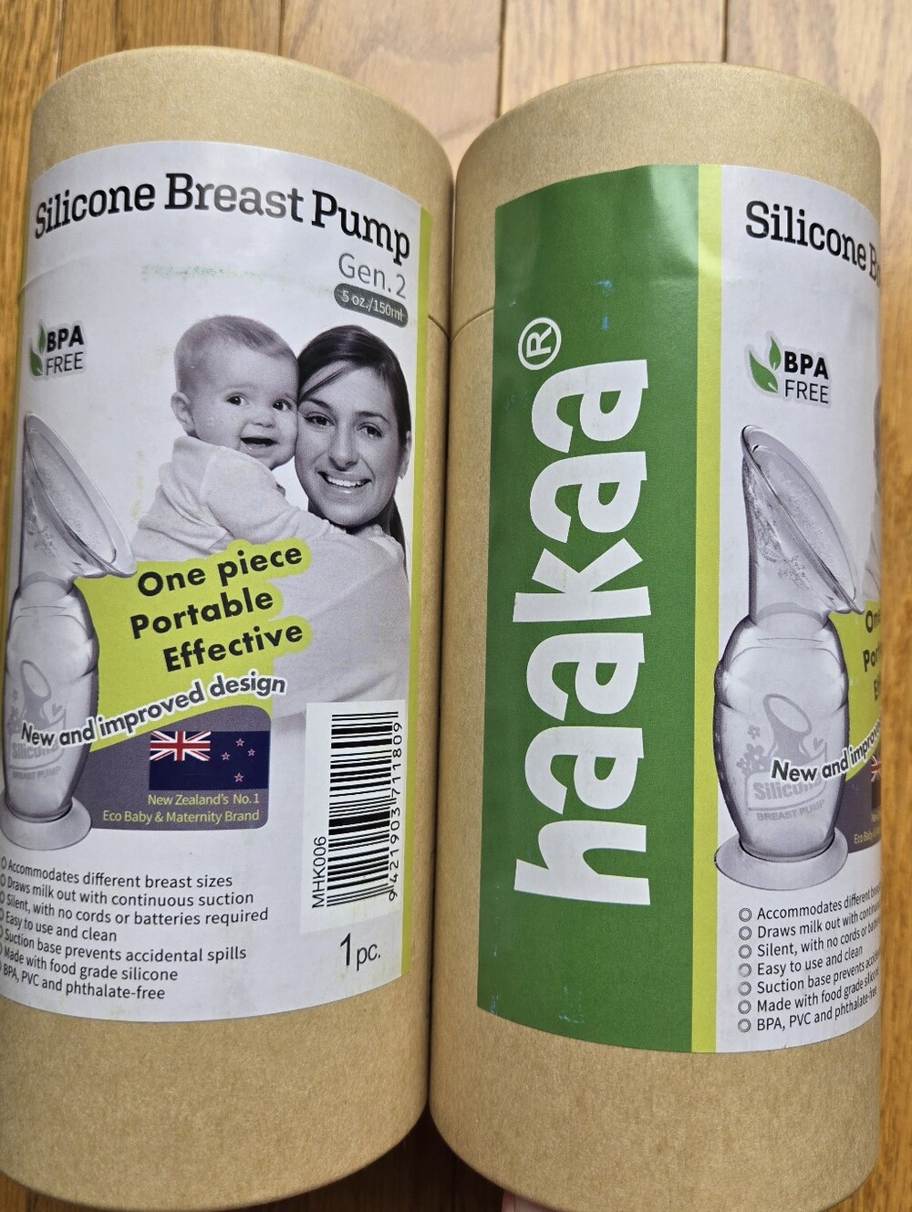 *New* Haakaa Silicone Breast Pumps With Lids
